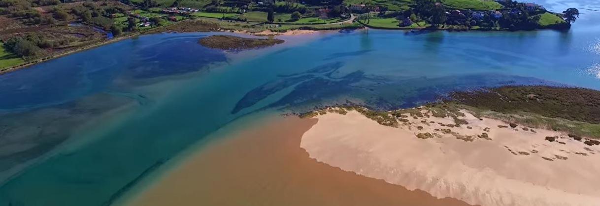 Playa Del Puntal Villaviciosa Asturias Lujo Primera Linea Playa Екстериор снимка
