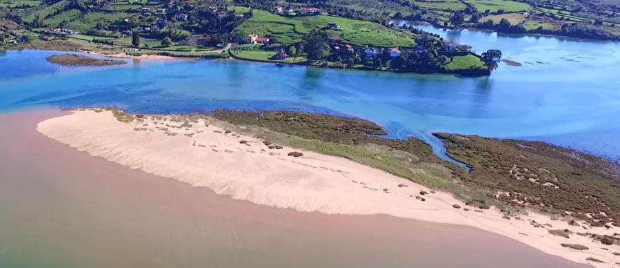 Playa Del Puntal Villaviciosa Asturias Lujo Primera Linea Playa Екстериор снимка